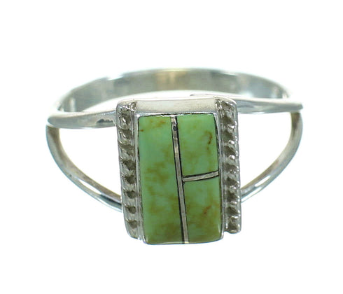 Turquoise Sterling Silver Ring Size 5-1/2 AX86440